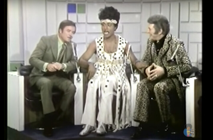 Very vintage: die keer dat Liberace en Little Richard te gast waren in de Mike Douglas Show Mike Douglas met Little Richard en Liberace