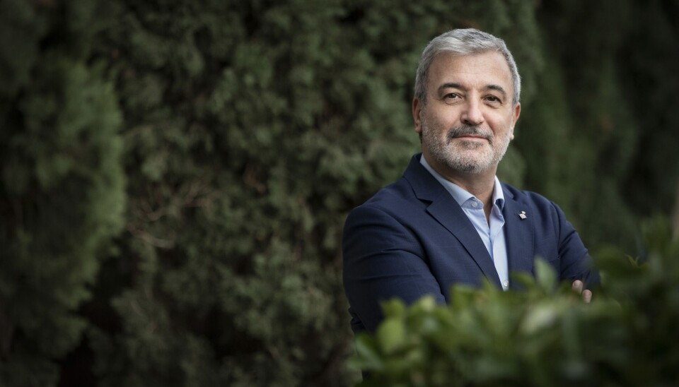 Jaume Collboni is Barcelona’s eerste openlijk homoseksuele burgemeester Een portretfoto van de burgemeester van Barcelona