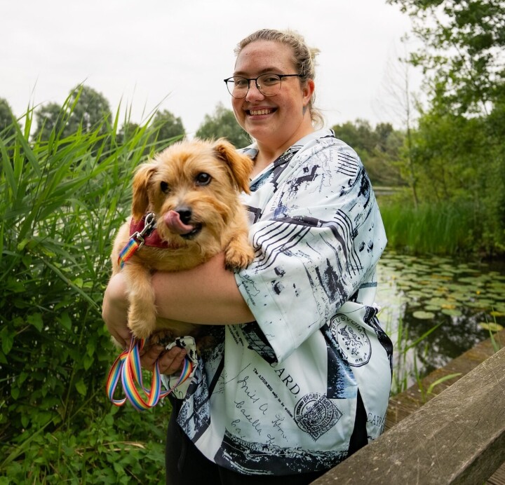 Jeannette: “Otis betekent zóveel voor mij, dat kan een mens nooit toppen” Jeannette met haar hond