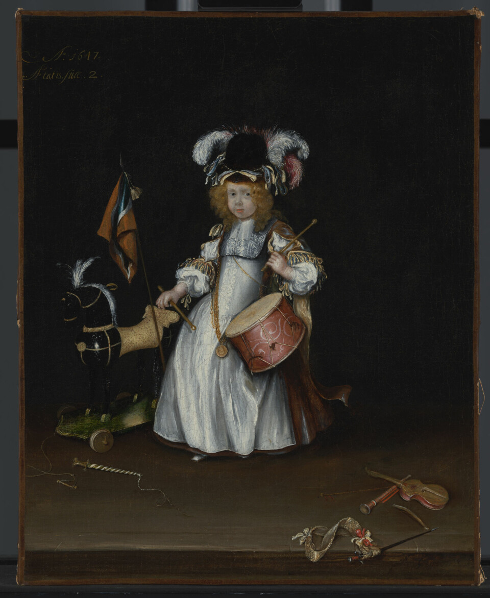 Gesina ter Borch, Portret van Moses ter Borch als tweejarig kind, na 1667. Aangekocht met steun van het ‘Vrouwen van het Rijksmuseum’ Fonds Gesina ter Borch, Portret van Moses ter Borch als tweejarig kind, na 1667. Aangekocht met steun van het ‘Vrouwen van het Rijksmuseum’ Fonds