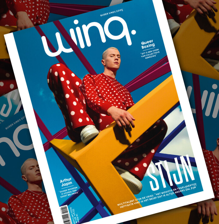 Dit lees je allemaal in de nieuwe editie van Winq Stijn de Vries op de cover van de nieuwe Winq