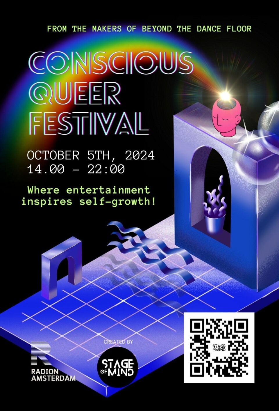 Kom naar het Conscious Queer Festival, speciaal voor de hele lhbtiq+-gemeenschap Conscious Queer Festival