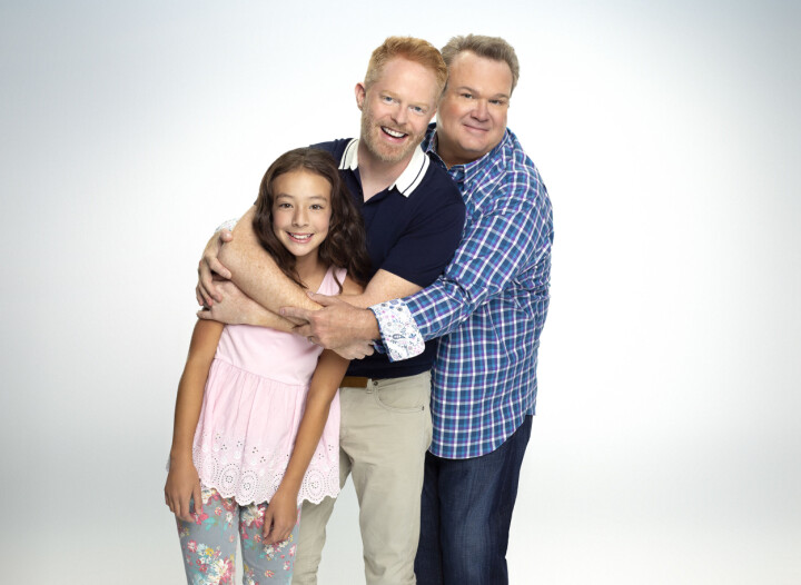 Modern Family: gaykoppel Cam en Mitch en hun spin-off die er bíj́na was geweest… Cam, Mitch en Lily in Modern Family