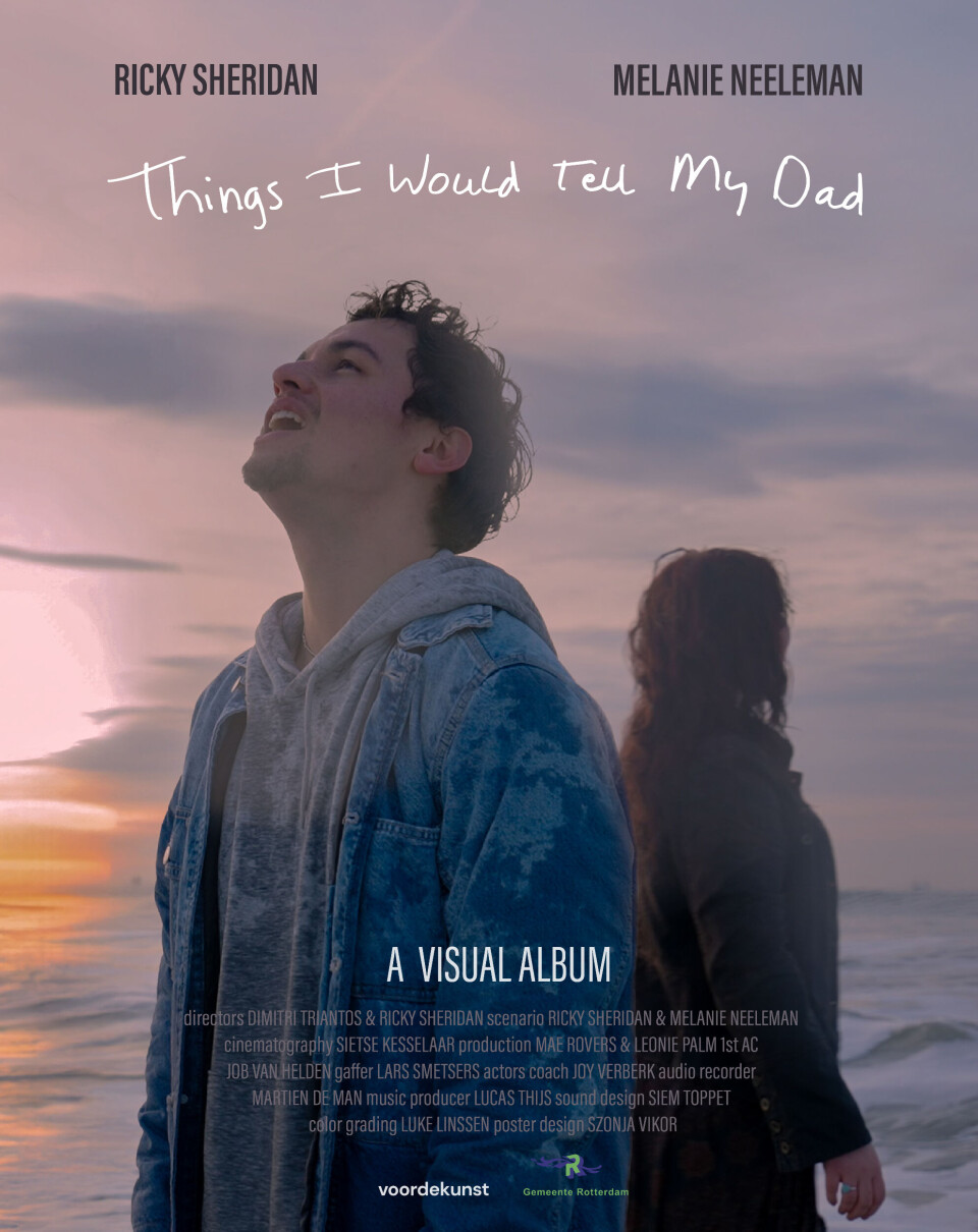 Ricky Sheridan maakt visueel album over rouw: “Het kost tijd, en die tijd kan soms als eeuwig aanvoelen” Ricky Sheridan - Things I Would Tell My Dad