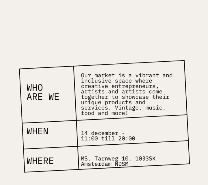 Kom naar de Queer Market in Amsterdam, op zaterdag 14 december Queer Market