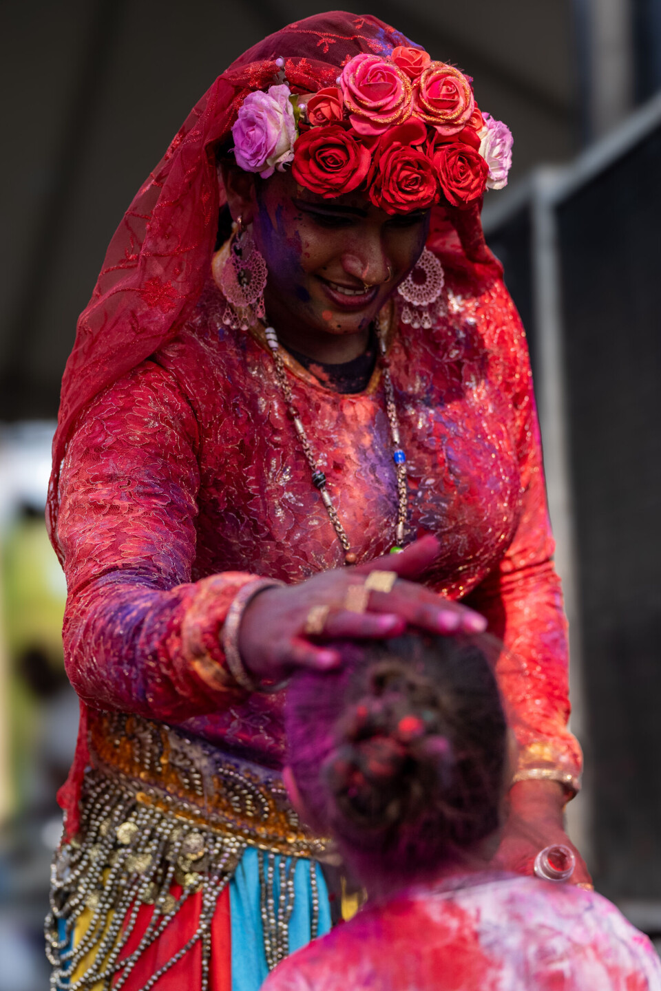 Phagwa in de Palmentuin van Paramaribo. Phagwa in de Palmentuin van Paramaribo