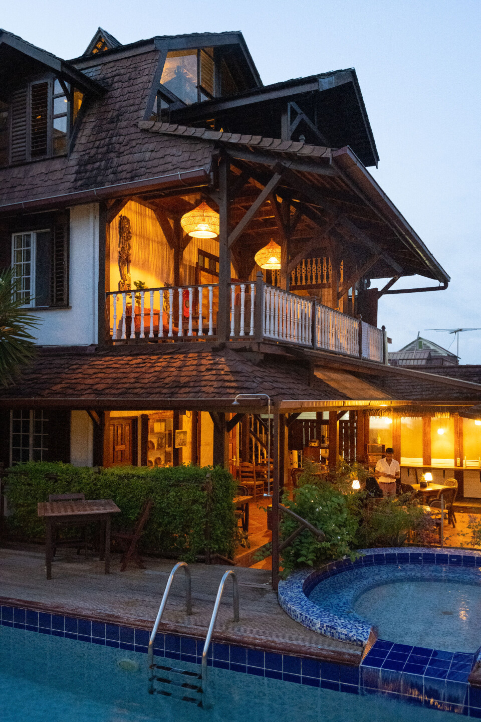 Het Greenheart boetiekhotel. Het Greenheart boetiekhotel.