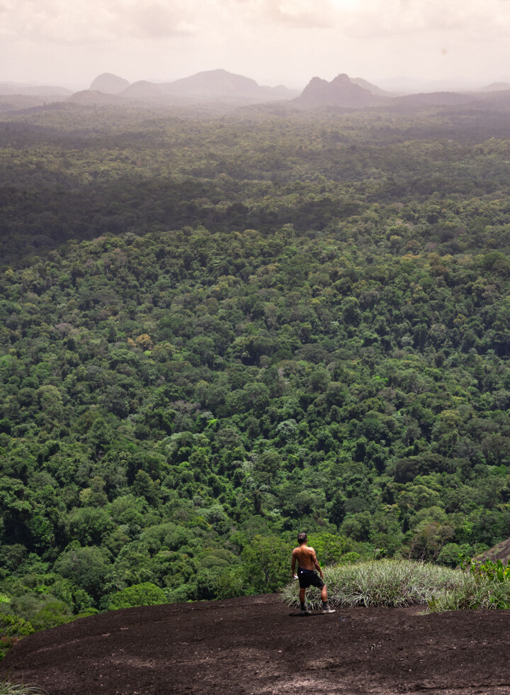 Uitzicht vanaf de Kasikasimaberg. Uitzicht vanaf de Kasikasimaberg.