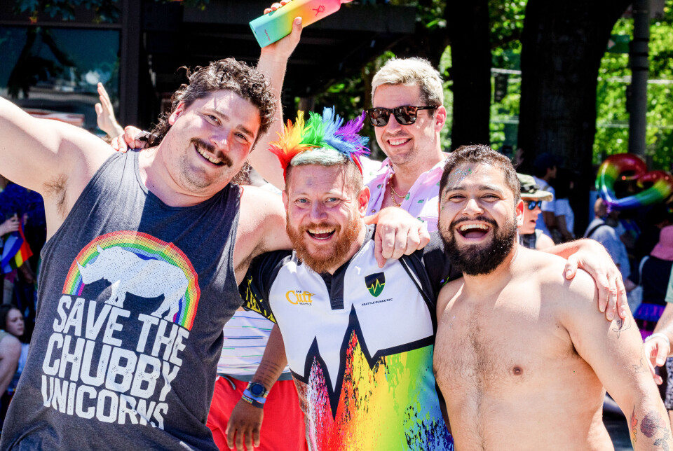 Downtown dakloos in Seattle Seattle Pride