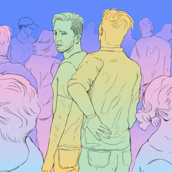 Brian: “Op een gegeven moment voelde ik dat hij zijn kruis tegen m'n achterwerk duwde”