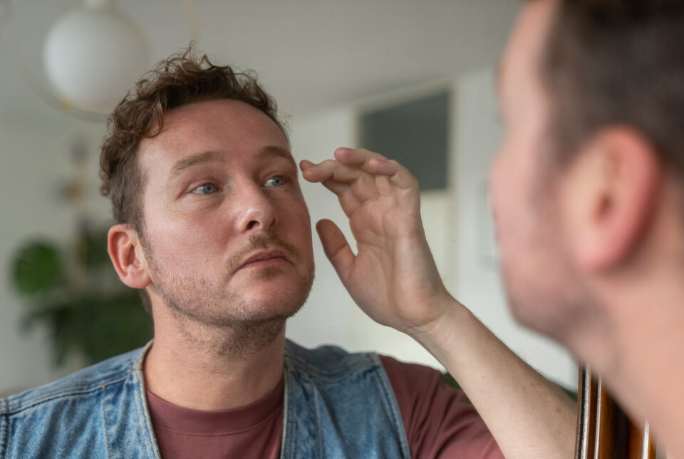 Quentijn ná de behandeling.