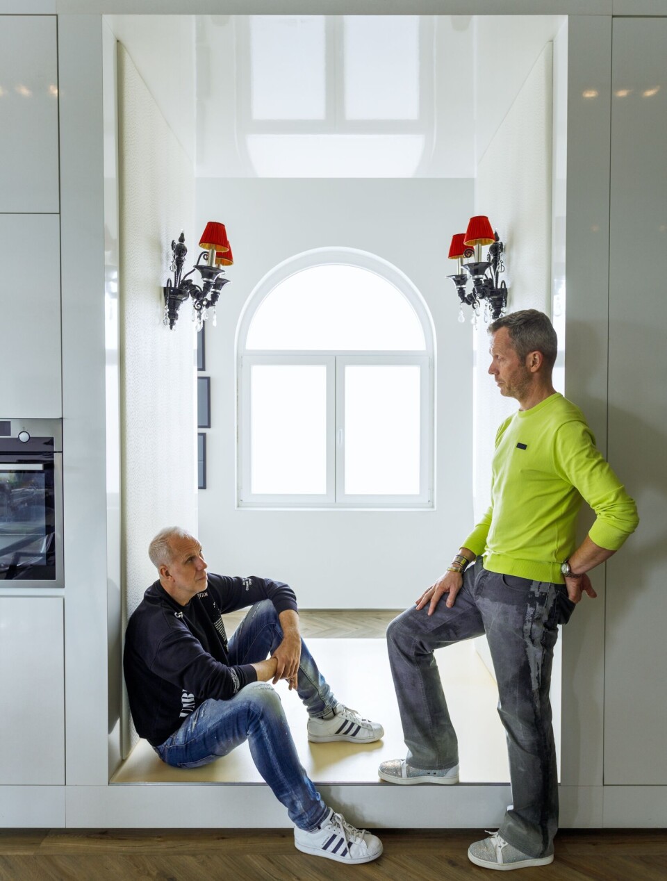 Guy (l) en Reon. Guy en Reon.