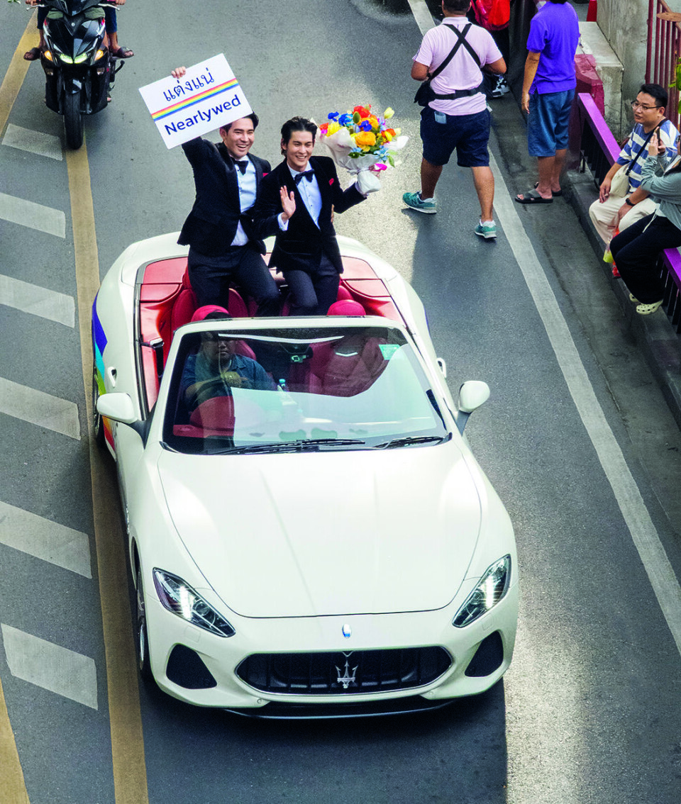 In mei 2024 vierde de regenbooggemeenschap Pride in Bangkok. De wet op huwelijksgelijkheid was toen al door een van de twee politieke kamers.