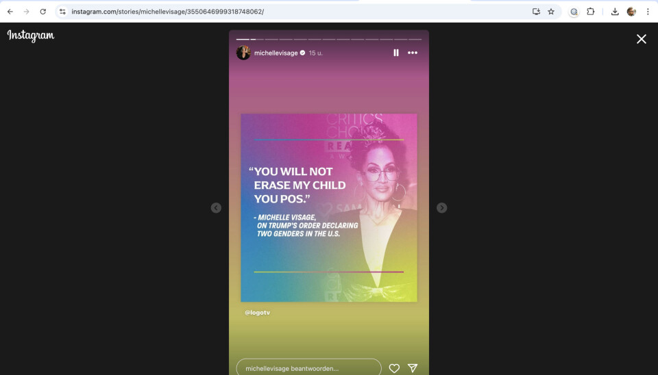 Michelle Visage haalt uit naar Trump: “Mijn kind zul jij niet uitwissen” Michelle Visage
