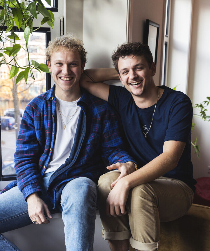 Dirk Hagenbeek (links) en Jurre Geluk