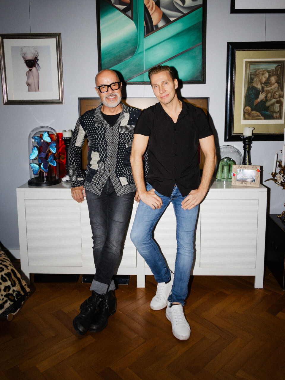 Stanley Burleson en Marcel Visscher. Stanley Burleson en Marcel Visscher.