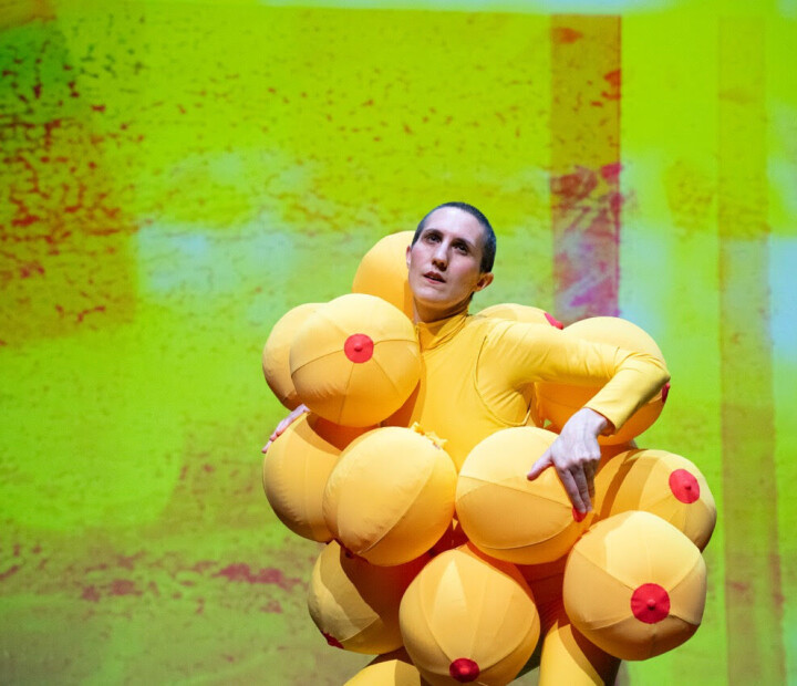 Kom naar het Queering Puppets Festival, met poppenspel en performances rond het thema ‘Creating Bodies’ Wearable Sculptures - Daphne Karstens