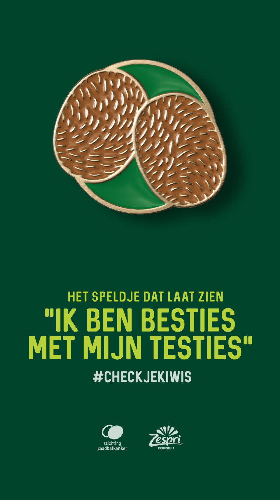 Check je kiwi’s: Zespri en Stichting Zaadbalkanker humoristische campagne