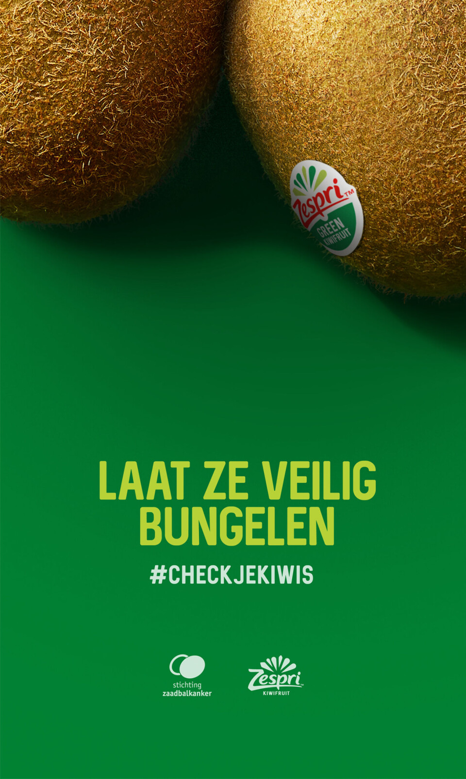 Check je kiwi’s: Zespri en Stichting Zaadbalkanker humoristische campagne