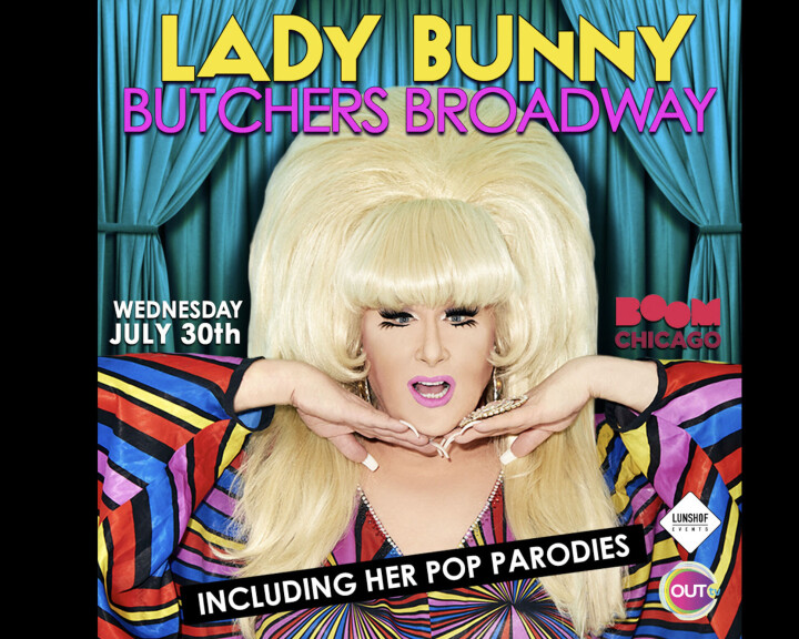 Lady Bunny komt weer naar Nederland: bestel nu alvast je tickets voor haar show in Boom Chicago, Amsterdam Lady Bunny