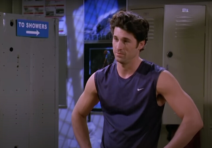 Very vintage: die keer dat Patrick Dempsey de ‘hot boyfriend’ speelde in Will & Grace Patrick Dempsey in Will & Grace