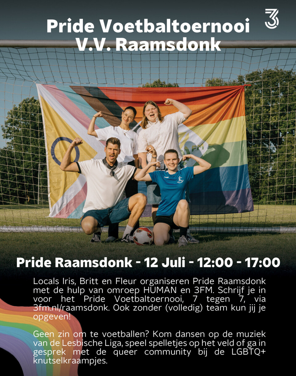 Pride In Mijn Dorp strijkt dit jaar neer in Raamdonksveer Pride in mijn dorp