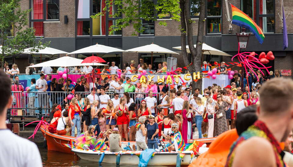 Op de voorste rij bij de Amsterdam Canal Parade