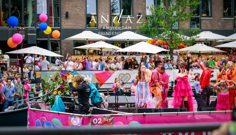 Op de voorste rij bij de Amsterdam Canal Parade