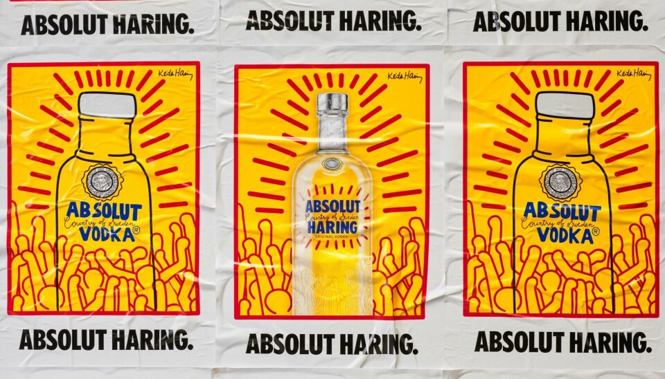 Absolut komt met special edition vol dansende figuurtjes van Keith Haring Werk van Keith Haring voor Absolut