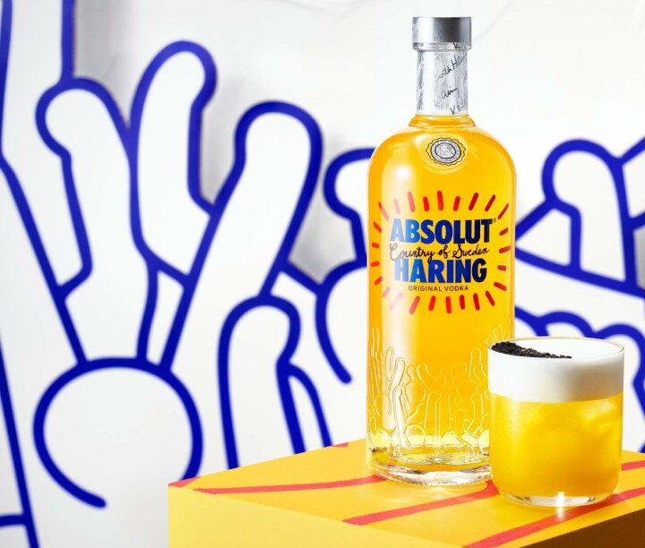 Absolut komt met special edition vol dansende figuurtjes van Keith Haring Keith Haring voor Absolut