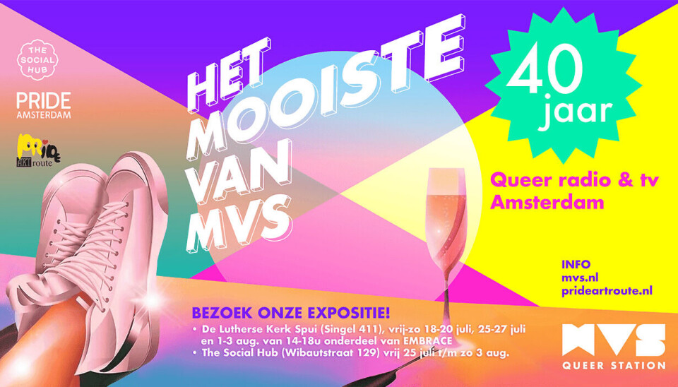Drie nieuwe tips voor Pride Amsterdam: 40 jaar queer omroep MVS, minicongres ‘Sport of Strijd?’ en het Sport Pride Fitness Festival