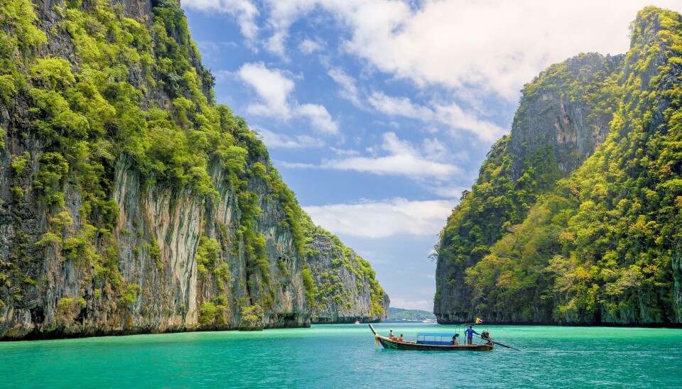 Pileh lagoon op Ko Phi Phi Ley. Pileh lagoon op Ko Phi Phi Ley.