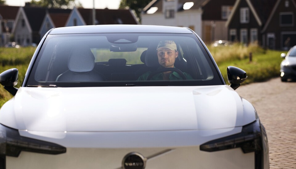 Diek Pothoven in Volvo. Diek Pothoven in Volvo.