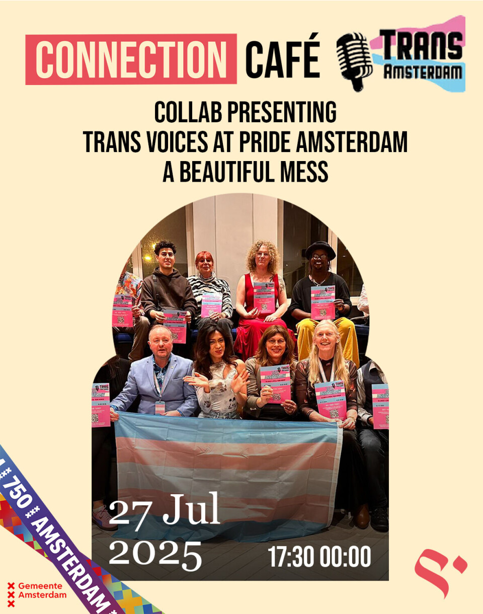De laatste tips voor Pride Amsterdam: meer dan 30 exposities verzameld in The Bookshop en TransAmsterdam viert Pride met nieuwkomers, vluchtelingen en… jou! Connection Café