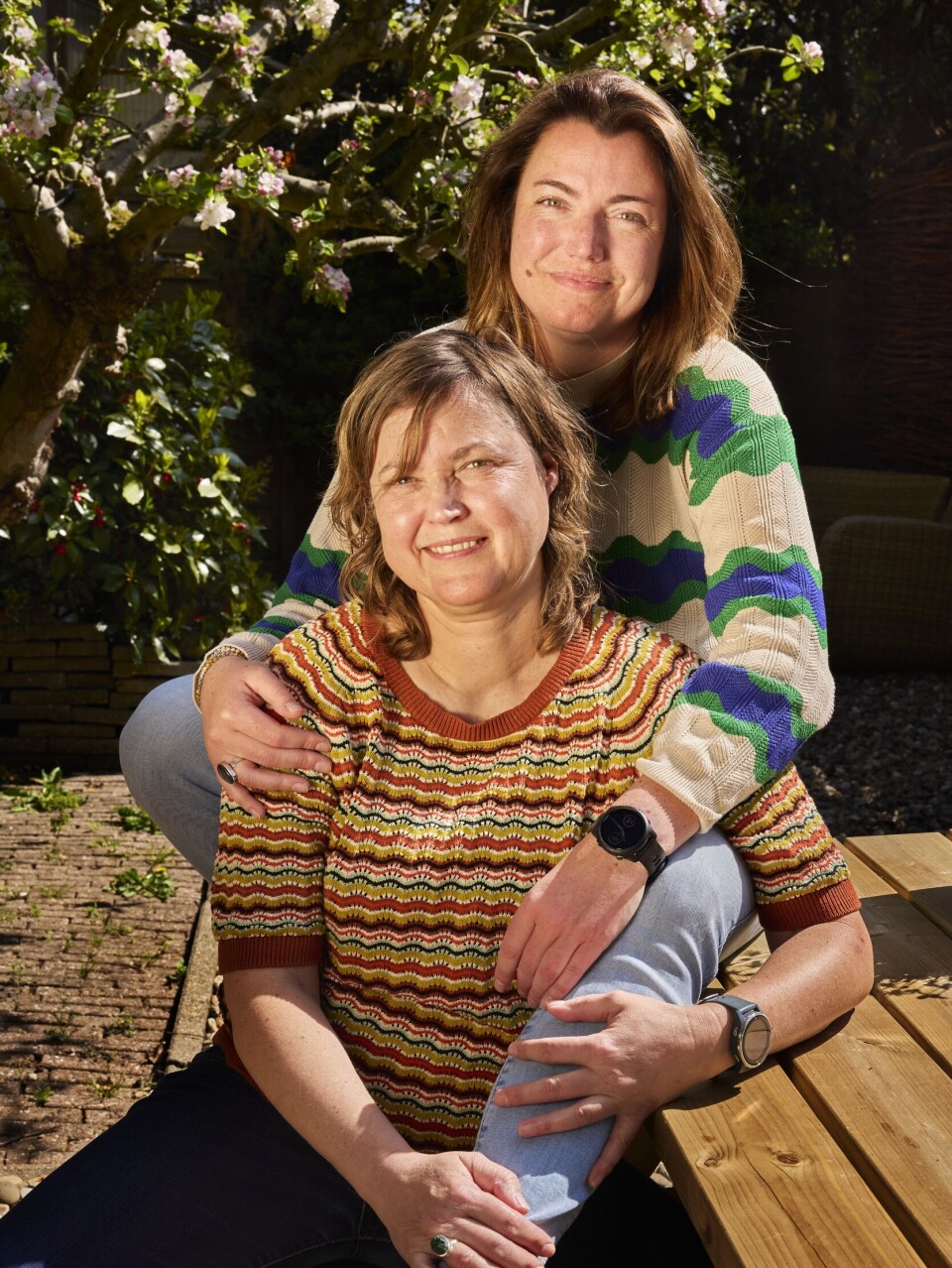 Debby en Priscilla. Debby en Priscilla.