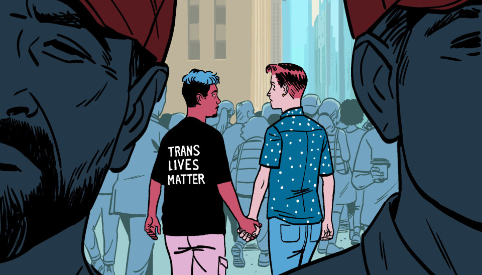 Zo blijven we als queer gemeenschap scherp en sterk in het Trump-tijdperk Illustratie trans lives matter