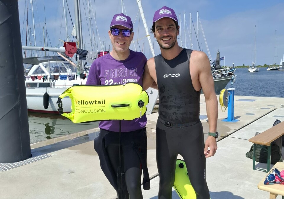 Swim4Brains zamelt geld in voor de Hersenstichting door het IJsselmeer over te zwemmen Swim4Brains