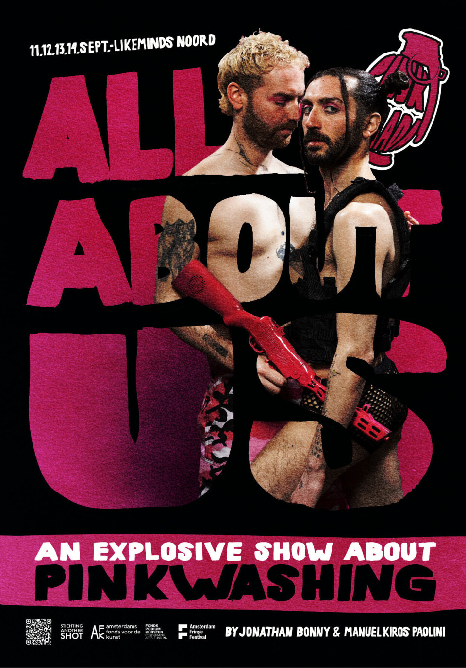 Kom naar All About Us, een explosieve show over het fenomeen ‘pinkwashing’ All About Us