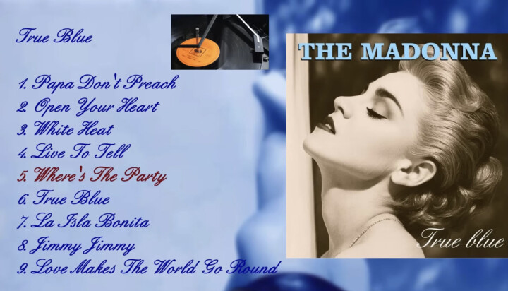 Luisteren: zo klinkt Madonna’s True Blue-album als het was opgenomen in de jaren ‘50 Madonna - True Blue Fifties