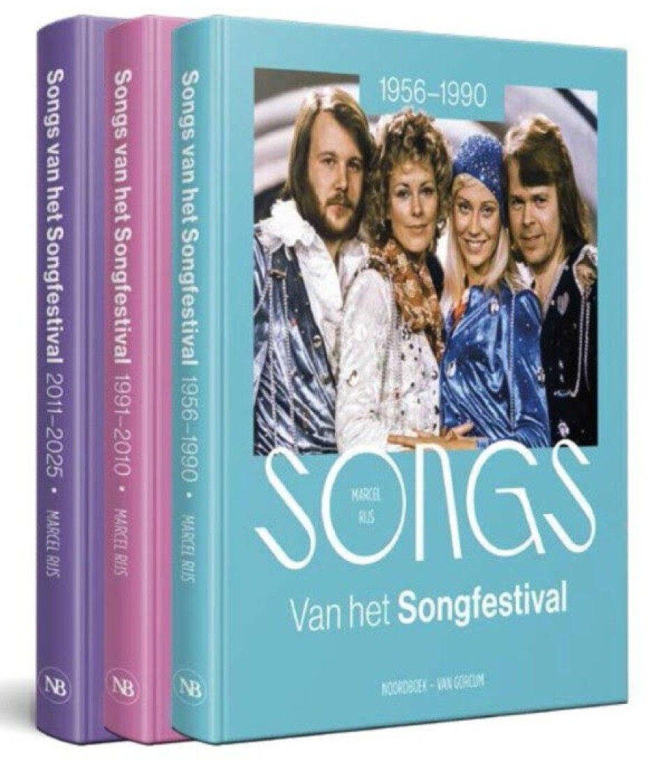 Alle Songs van het Songfestival: binnenkort verschijnt het ultieme naslagwerk in drie delen Eurovisie Songfestival