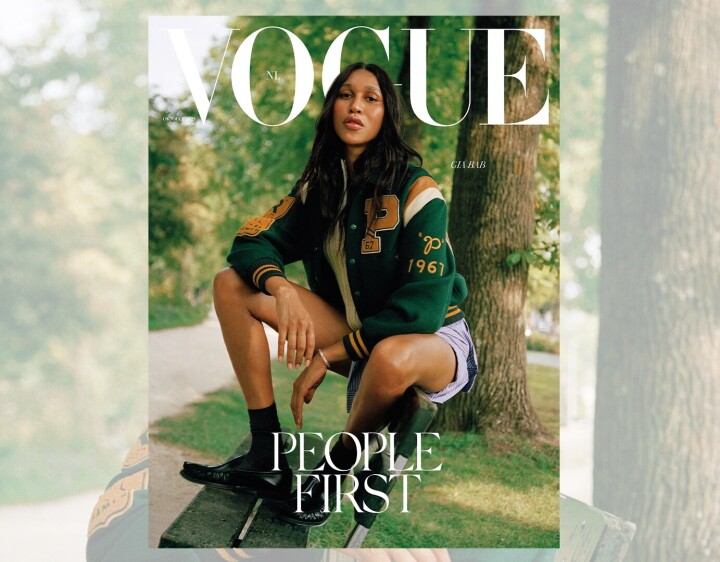 Primeur: voor het eerst staat een Nederlands trans model op de cover van Vogue Gia Bab