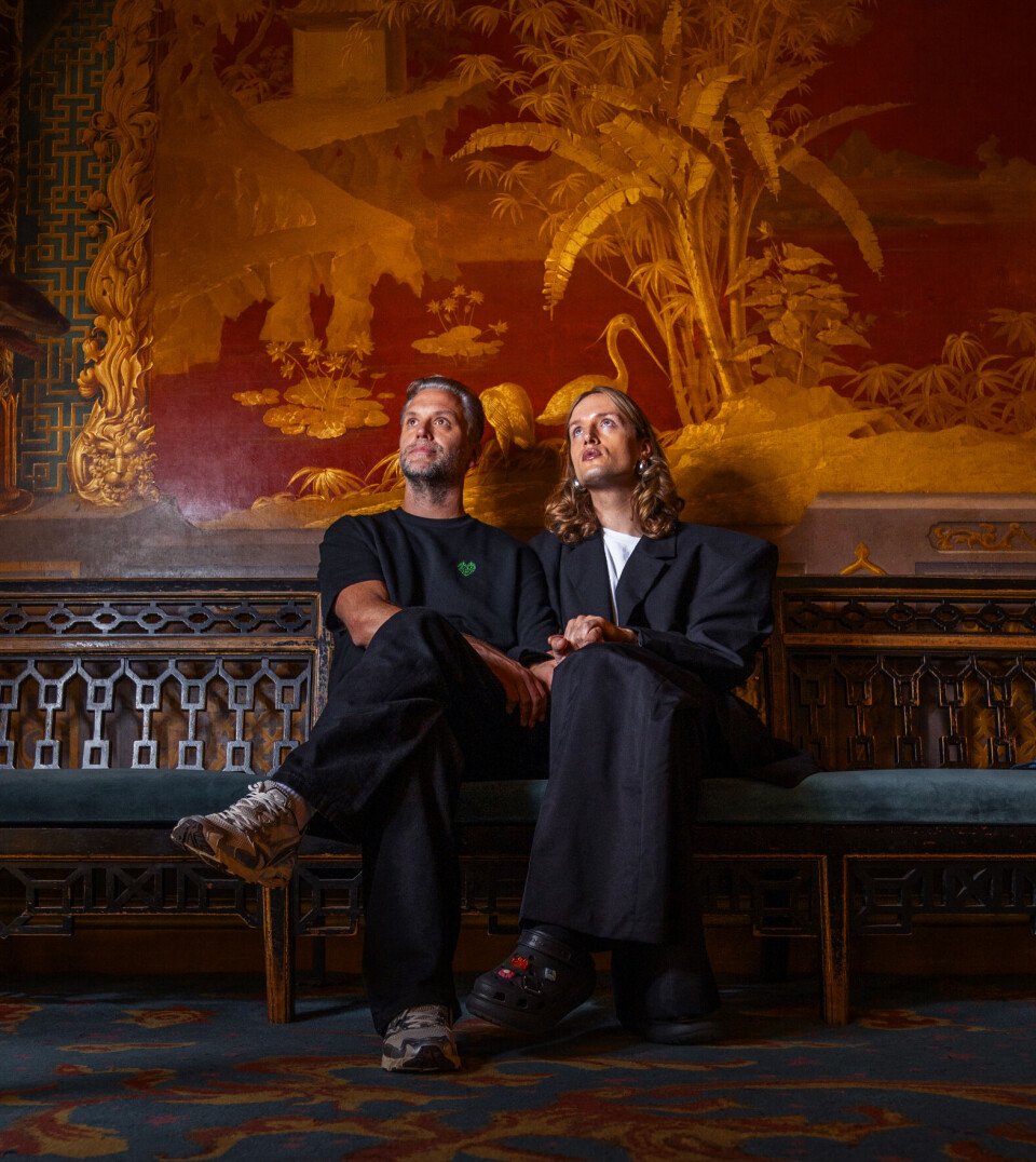 Kevin en Niels in The Royal Pavilion