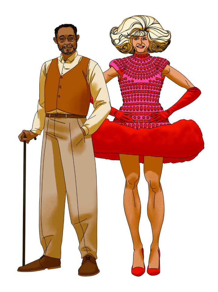 Glenn Helberg & Dolly Bellefleur.