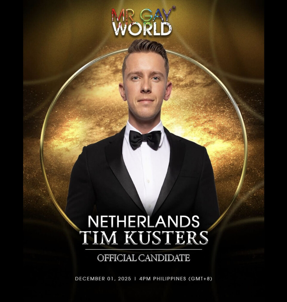 Tim Küsters vertegenwoordigt Nederland tijdens Mr Gay World 2025 in Manila