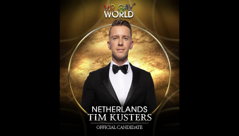 Tim Küsters vertegenwoordigt Nederland tijdens Mr Gay World 2025 in Manila Mr. Gay World