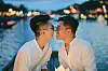 Asian gay couple