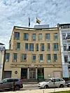 Het Nederlandse ambassadegebouw in Kyiv