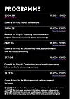 Beeld: het programma van Queer and the City voor 2026