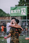 Twee zoenende mannen